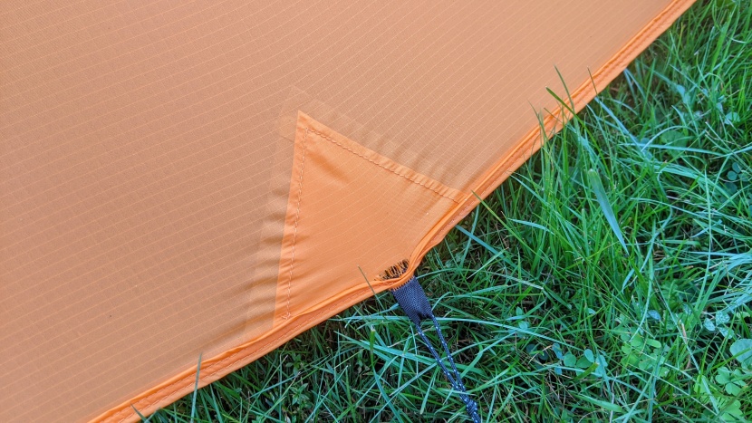 rei co-op half dome sl 2+ - the tie-outs at the head and foot of the tent keep the fly off the...