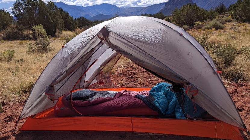 you can sit up in nearly half of the floorspace of the portal.