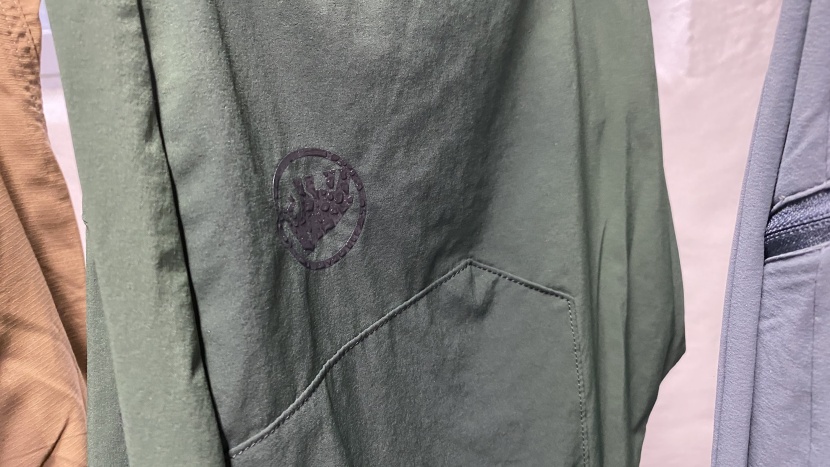 hiking pants - though the mammut runbold don't repel water, they dry very quickly.