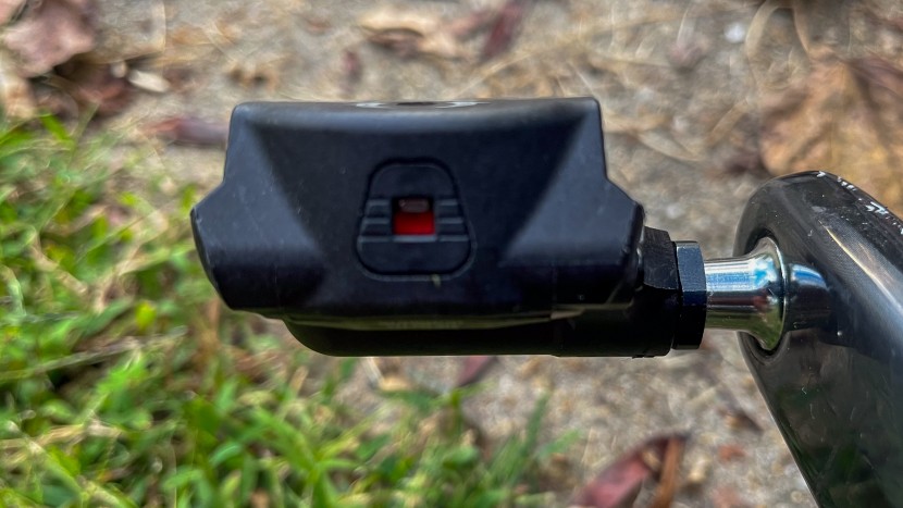 bike pedals - some road bike pedals have adjustable tension, as seen here in red...