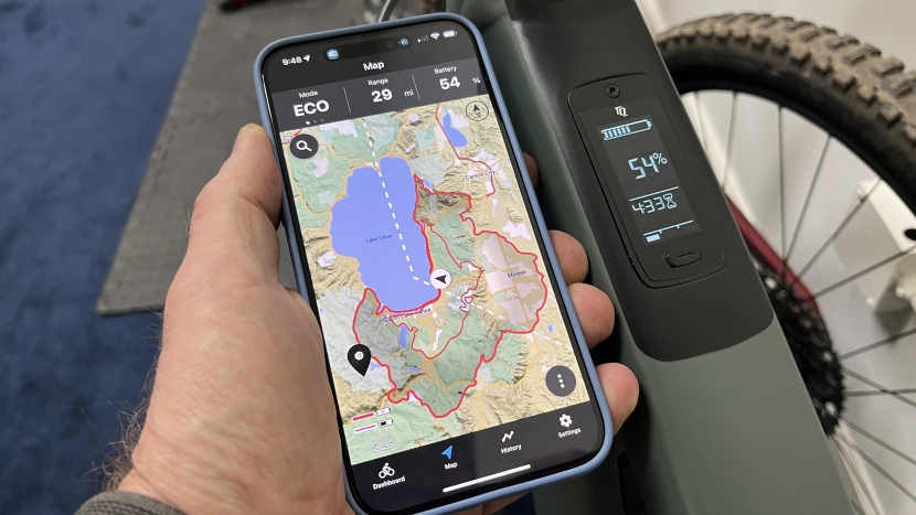 the trek central app is loaded with useful features. this screen...