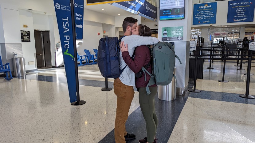 the north face base camp voyager - the north face voyager (blue, left) is much smaller than most bags...
