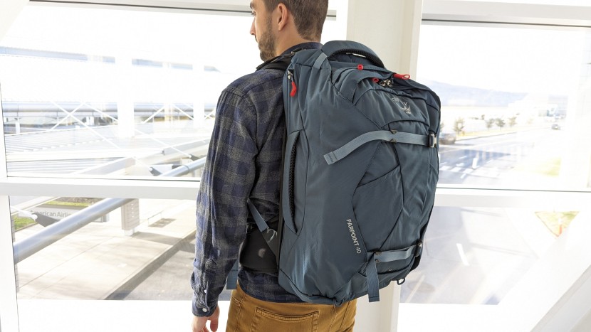 osprey farpoint 40 - the farpoint works much better on your back than on the ground; the...