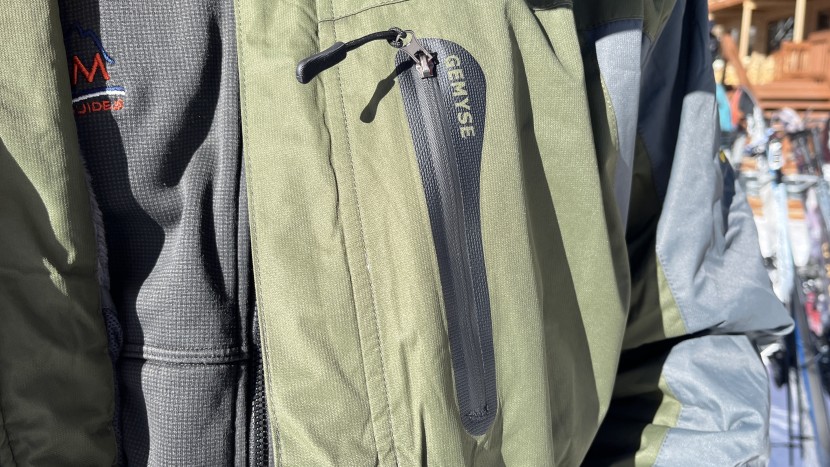 gemyse men's mountain fleece lining - a waterproof chest pocket zipper is among the features that help...