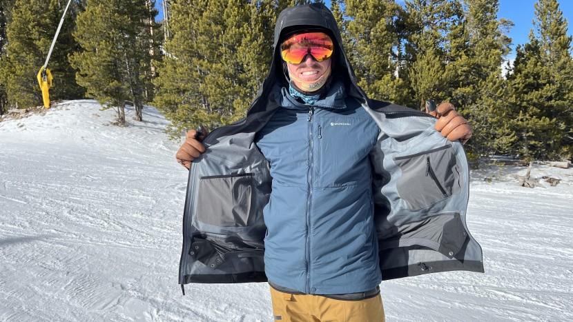 arc'teryx sabre jacket - the sabre features two internal stash pockets, one of which has a...