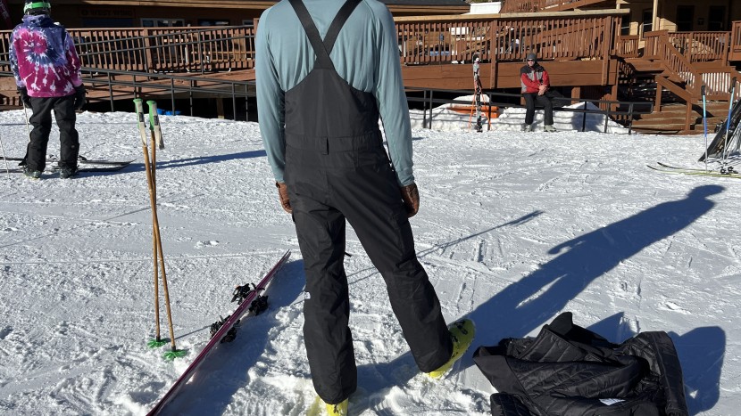 ski pants men - the north face freedom bib is an affordable, uninsulated ski bib...