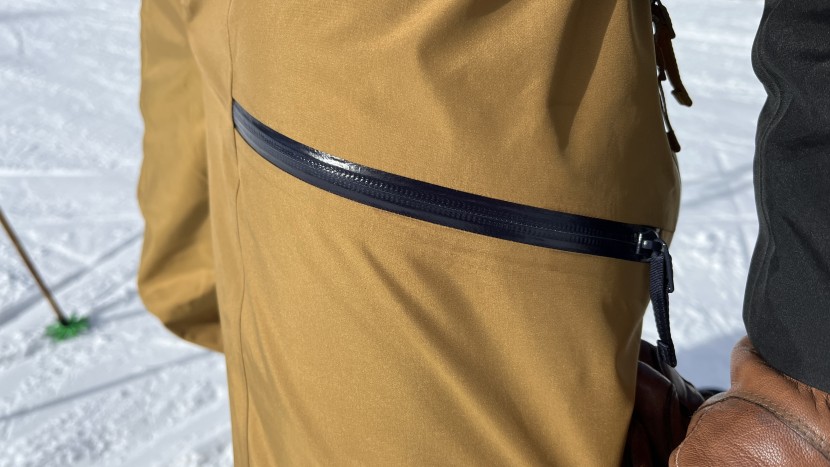 arc'teryx sabre pant - waterproof zippers and burly gore-tex pro fabric complete the...