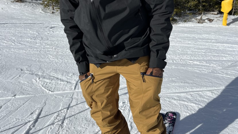 arc'teryx sabre pant - large, conveniently-placed thigh pockets allow for some storage, and...