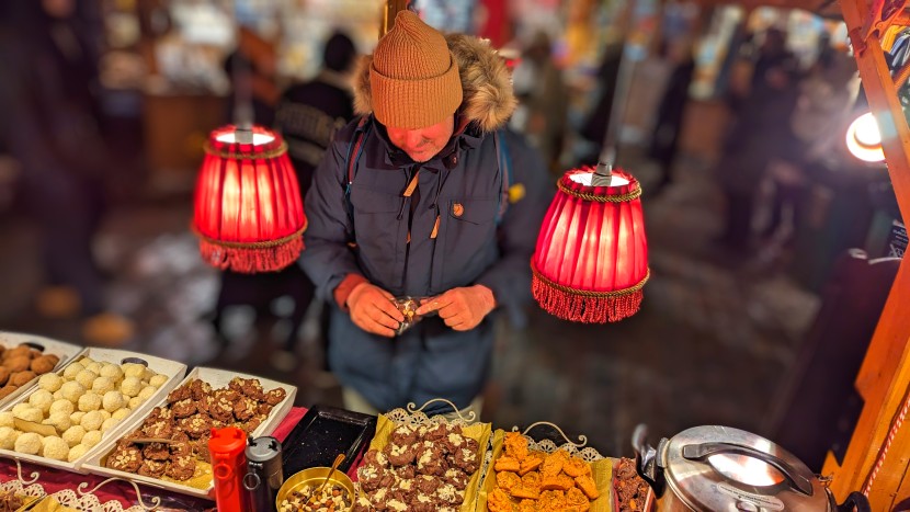 stylish enough to wear to the local christmas market in tallinn...