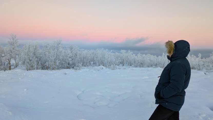 fjallraven nuuk parka - above the arctic circle at noon. even when temps were their coldest...