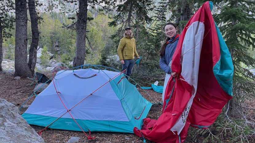 mountain hardwear trango 2 - when you're horse-packing into the wind river wilderness, the weight...