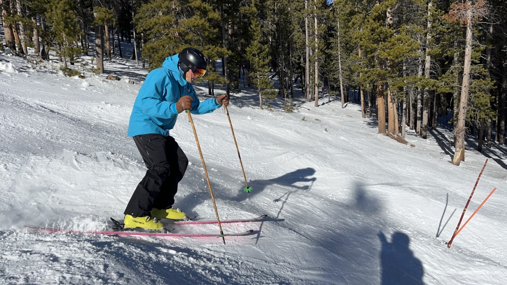 mammut haldigrat hs bib - colorado is the perfect testing site for early-season snow.