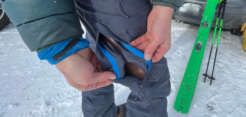 patagonia upstride pants - the inner liner of the upstride doesn't do much in terms of heat...