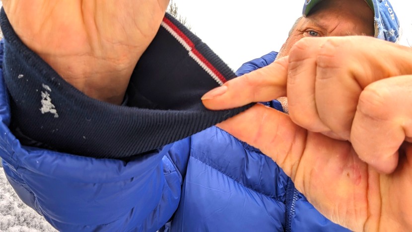 we rotate through each jacket for months at a time, paying attention...