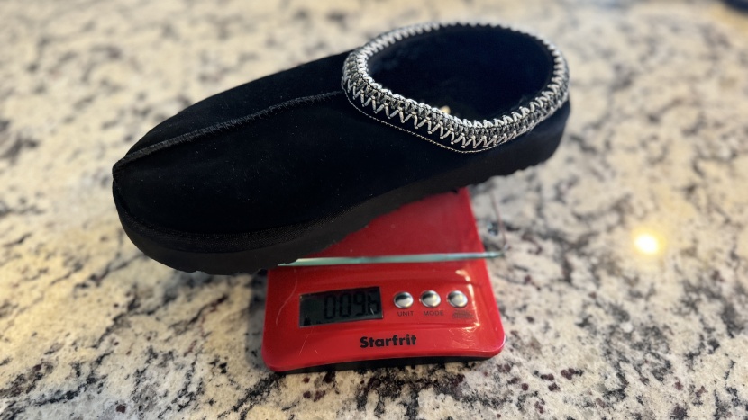 the weight of a slipper can make a big difference on how it feels on...