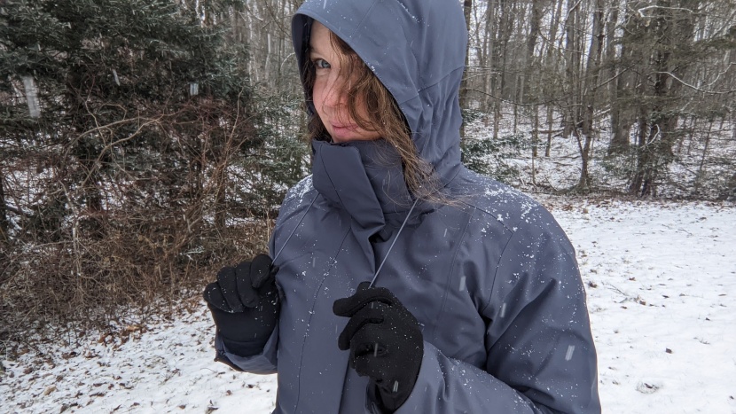 winter jacket - for wetter climates, a weatherproof outer shell becomes a necessity.
