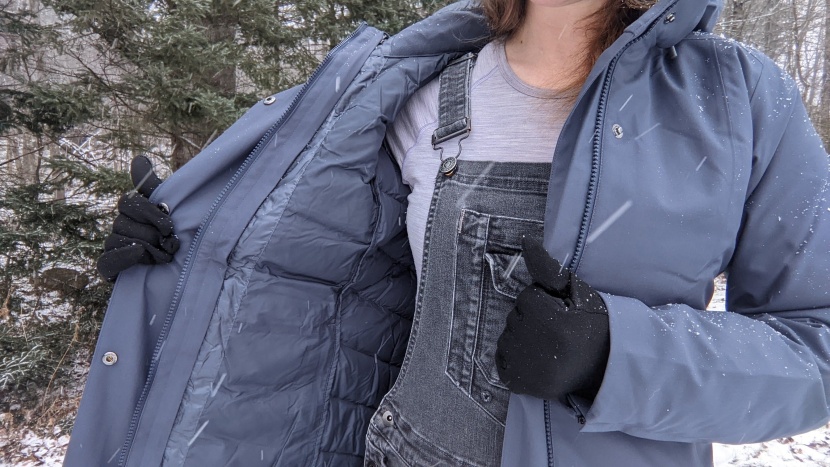 it takes less than a minute to go from a warm puffy to a warm and...