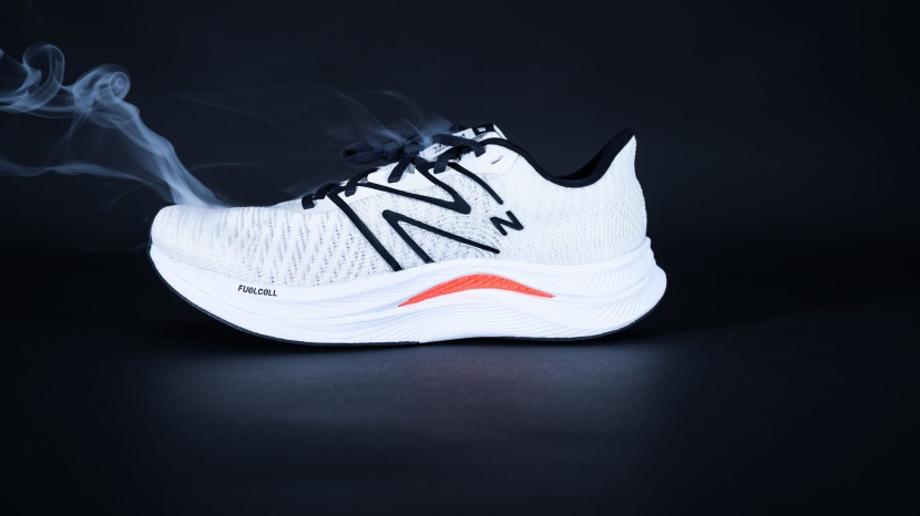 new balance fuelcell propel v4 - the knit upper struggles with ventilation, which is typical.