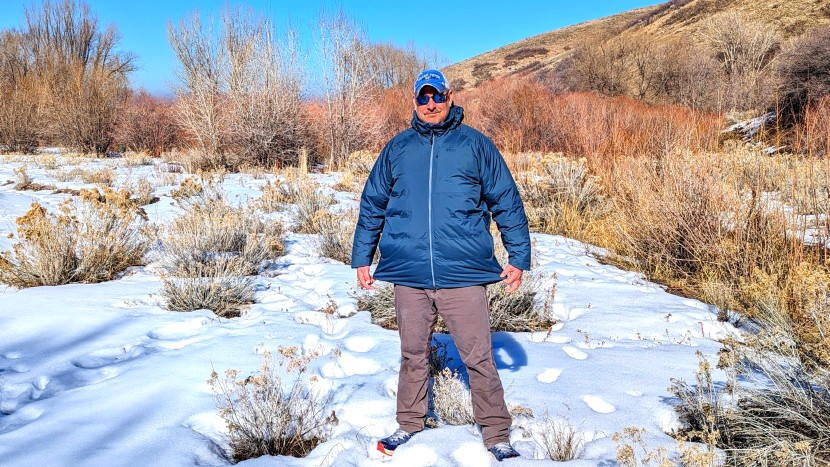 although comfortable, we didn't like the flared shape of this jacket.