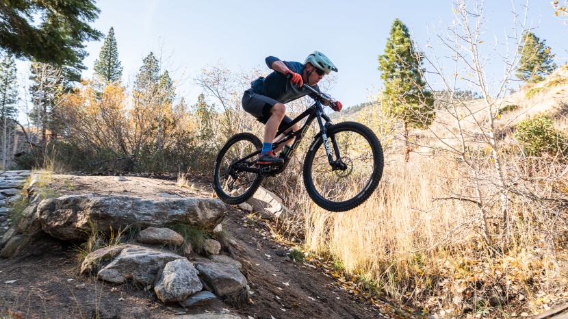 mountain bike - little playful pops a plenty, the rascal seems to seek out the fun.