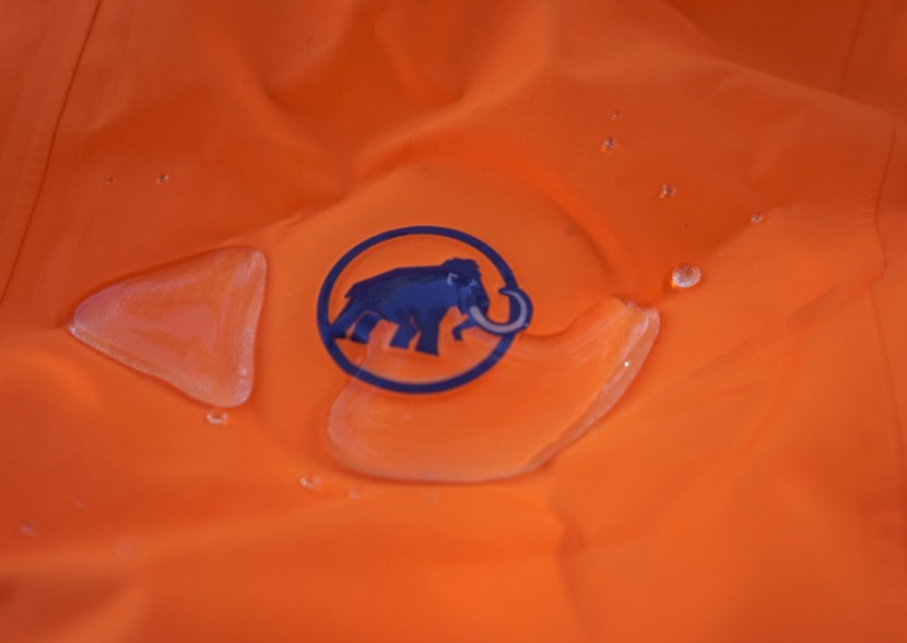 hardshell jacket - this jacket beads water impressively, even after months of testing.