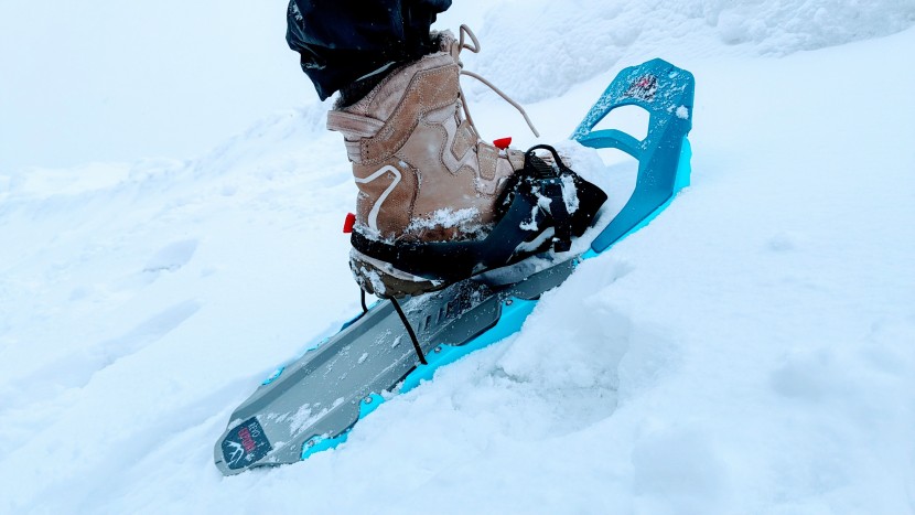 msr revo explore for women - we love the traction on the revo for steep uphill and downhills...