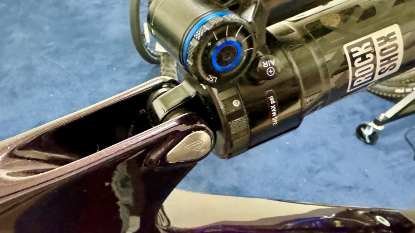 titanium shock hardware is light, strong, and a nice touch on this...