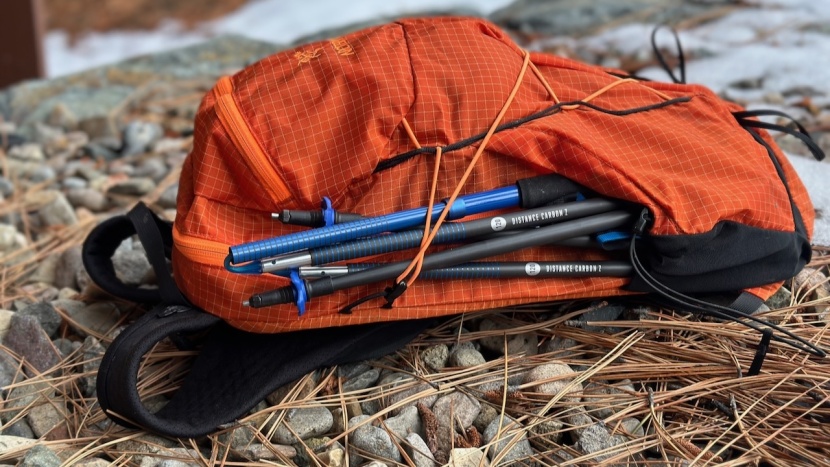 trekking poles - folding poles are the most compact and are often the easiest style...