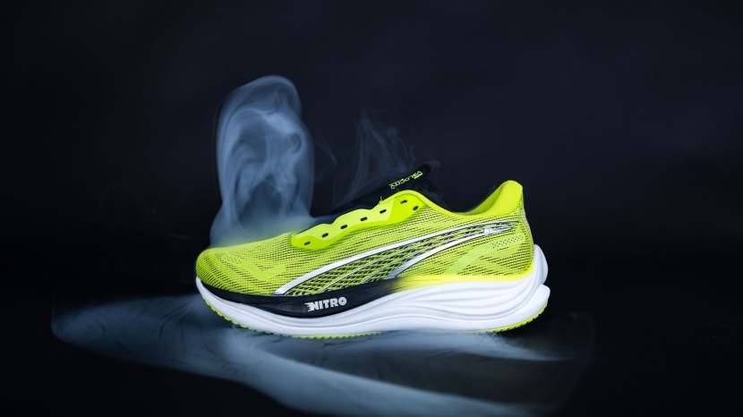 puma velocity nitro 3 - the upper is very breathable, with comfortable materials where it...