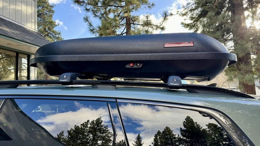 cargo box - matte finishes, like on the yakima rocketbox pro 14, will hide...
