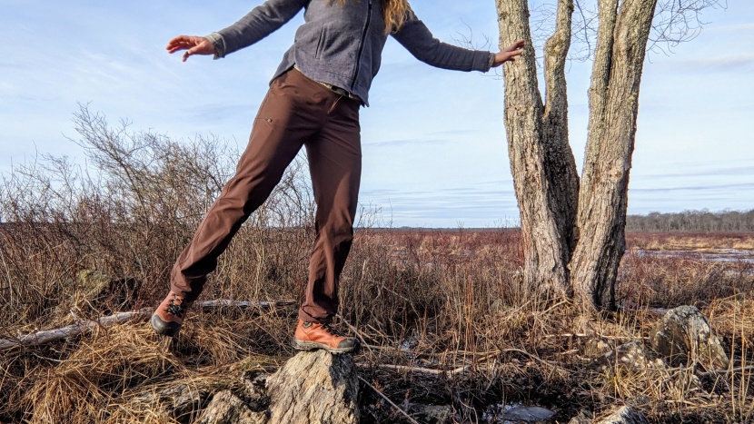 outdoor research ferrosi pant for women - these pants never hold us back, no matter what moves we need to make.