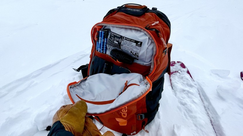 avalanche airbag - the deuter alproof has features galore, including an extra-large and...