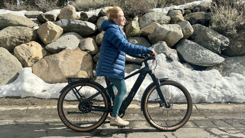 our 5' 4" tester aboard the prodigy v2