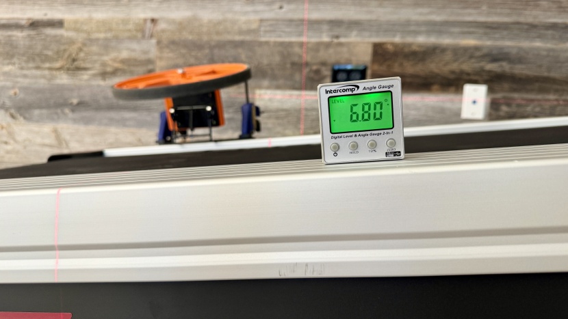 treadmill - we measured the incline of each treadmill against the manufacturer's...