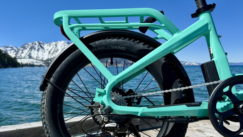ride1up portola - the welded rear rack can support up to 130 pounds, giving the...