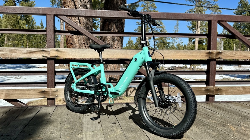 ride1up portola - there's much to like with foldable bike's ease of entry and built in...