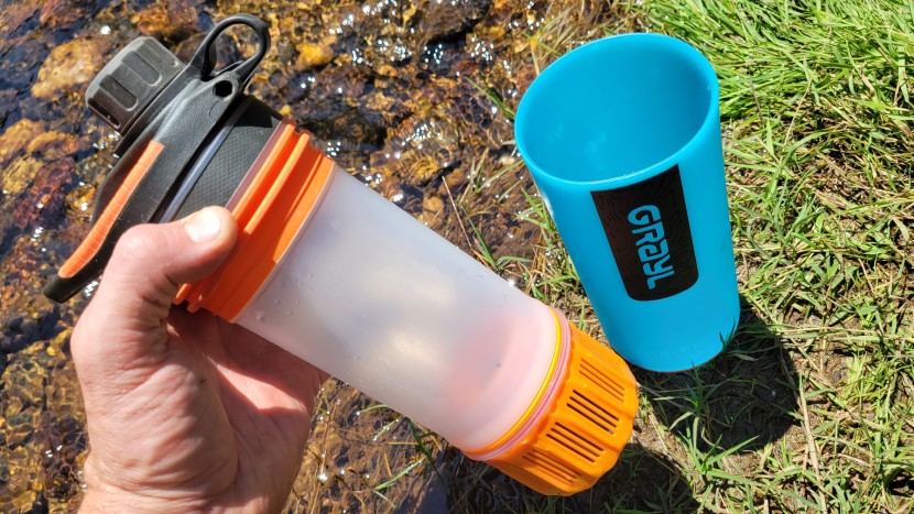 backpacking water filter - the two-chamber design of the grayl geopress makes it simple and...