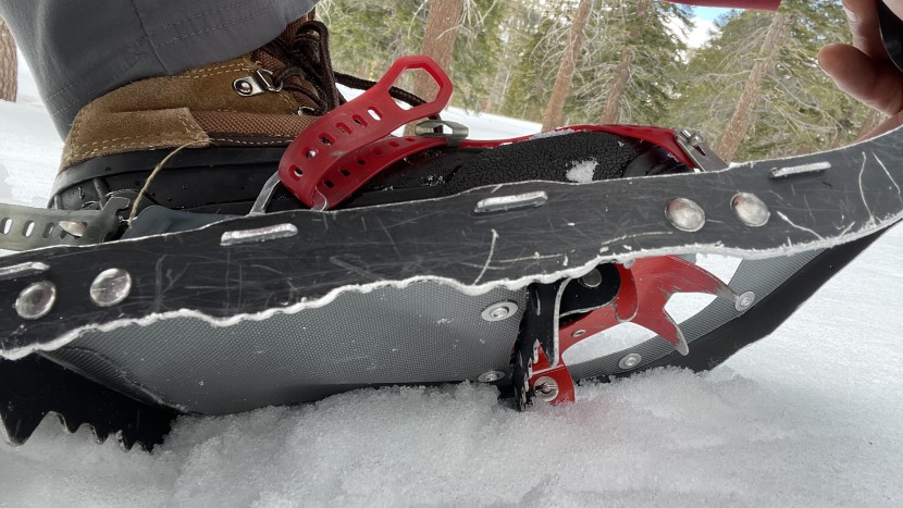 msr lightning ascent - the frame itself provides a lot of traction, so you don't have to...