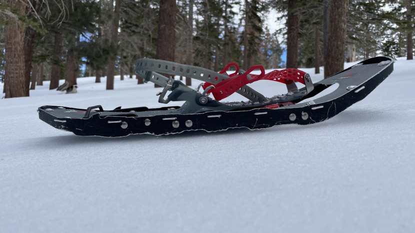 msr lightning ascent - a bit of rocker in the tail helps these walk better.