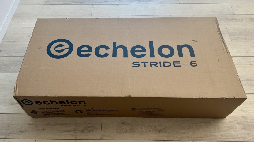 the stride 6 arrives on a pallet and while heavy, it isn't as...