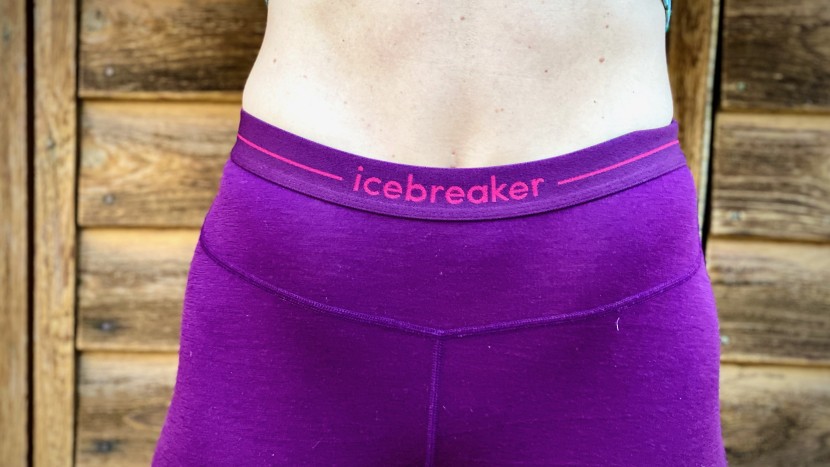 the flattering high-waisted design features a low profile brushed...