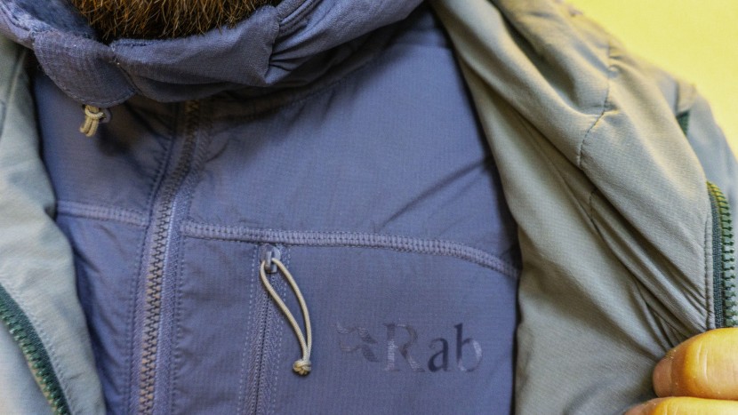 rab ascendor summit hoody - this slim-fitting layer was easy to fit underneath any outer layers...