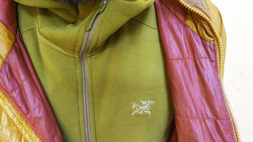 arc'teryx kyanite hoody - we were able to use this fleece as an under or outer layer.