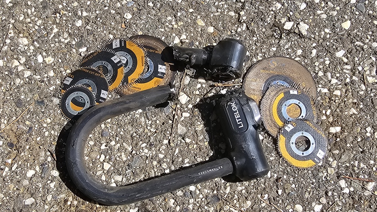 LITELOK X3 Review (It took 2 separate cuts, 8 grinder discs, and almost 8 minutes to defeat the LITELOK X3, making it our Top Pick for...)