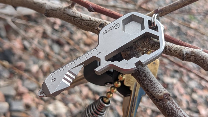 geekey - the geekey multi-tool safe and sound on a set of keys where it...
