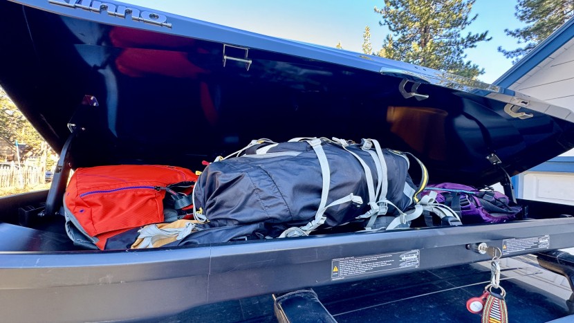 inno wedge 660 - we had to be careful we didn't load this cargo box with items that...