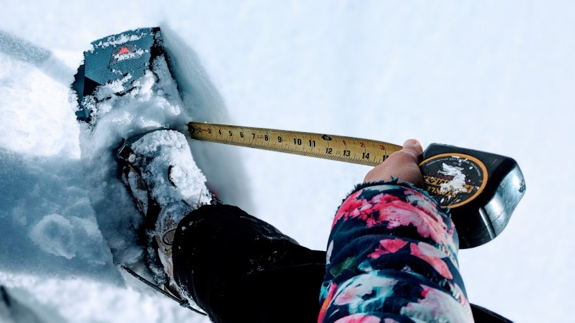 snowshoes womens - the msr evo trail floats in powdery snow, and additional tails can...