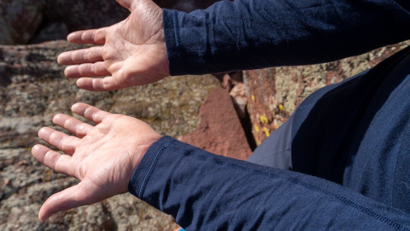 smartwool classic thermal merino 1/4 zip - although wool is excellent at holding heat in, it also doesn't...