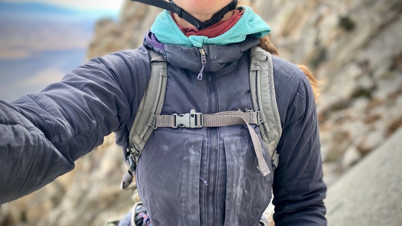 the convict layers perfectly underneath a lightweight puffy jacket...