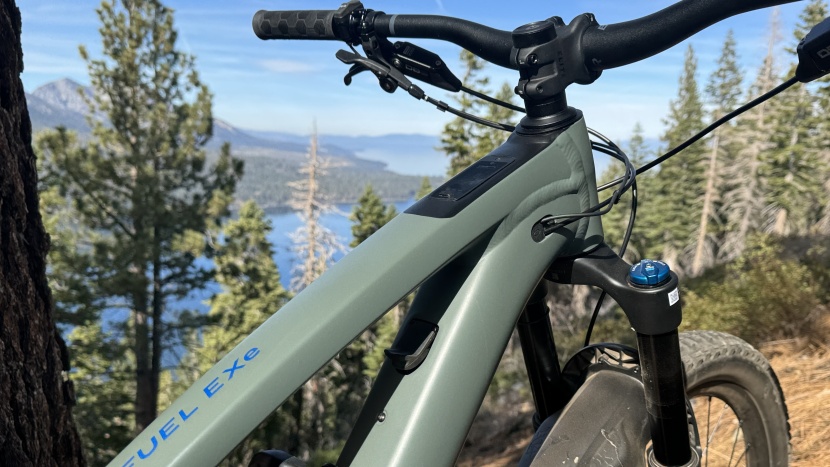 trek fuel exe 8 gx axs transmission - hidden in the top tube is the tq display, the exe doesn't look much...